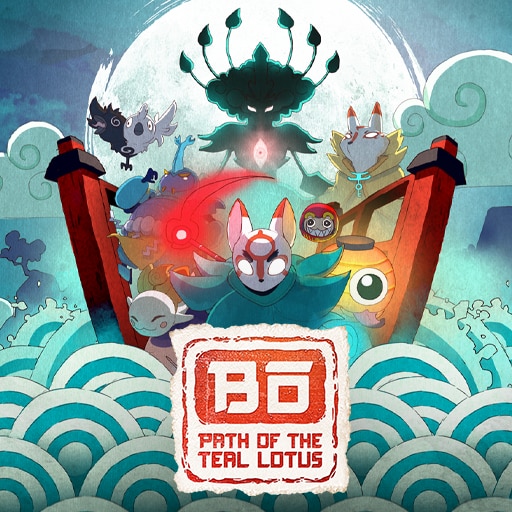 波与月夜之青莲