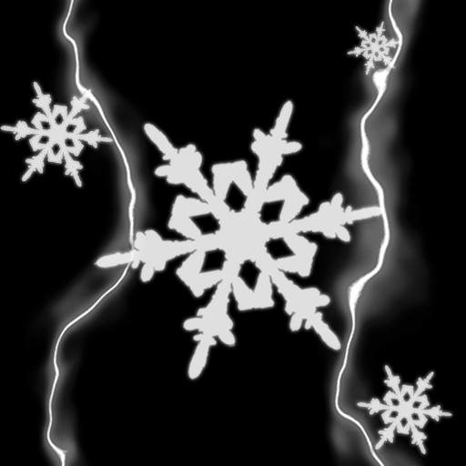 Snow outside the window