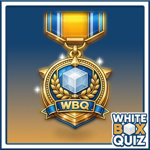 Trofeo Pensador consistente (bronce) de White Box Quiz - Los