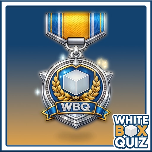 Trofeo Conocedor seguro (bronce) de White Box Quiz - Los