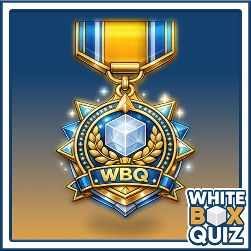 Trofeo Casi la perfección (plata) de White Box Quiz - Los