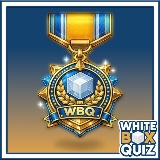 Trofeo Jugador de precisión (plata) de White Box Quiz - Los