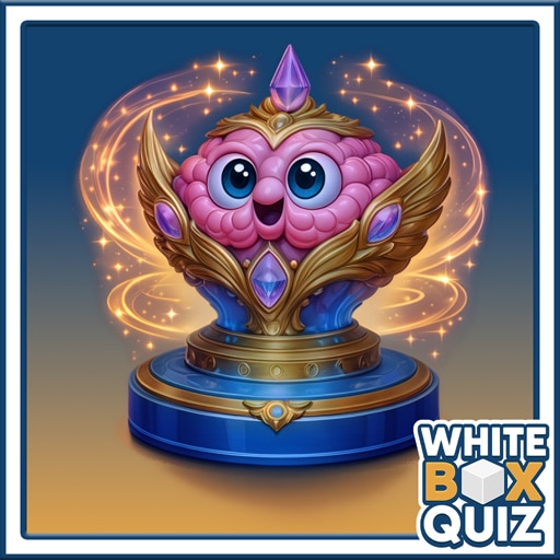 Trofeo Mente legendaria (oro) de White Box Quiz - Los