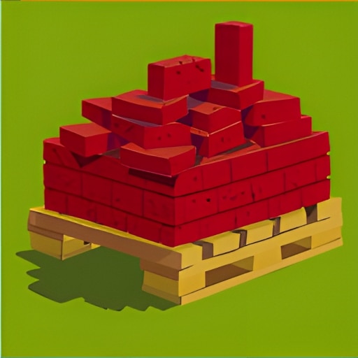 Pallet of bricks