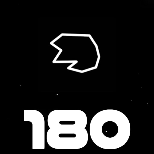 Destroy 180 asteroids