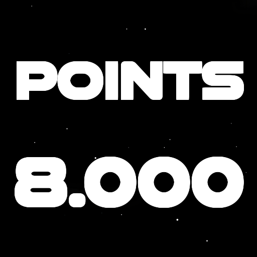 Reach 8.000 points in total