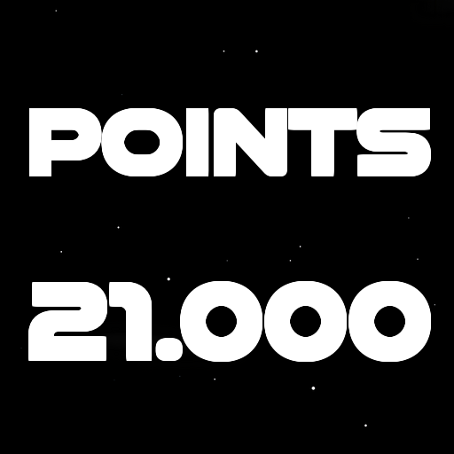 Reach 21.000 points in total
