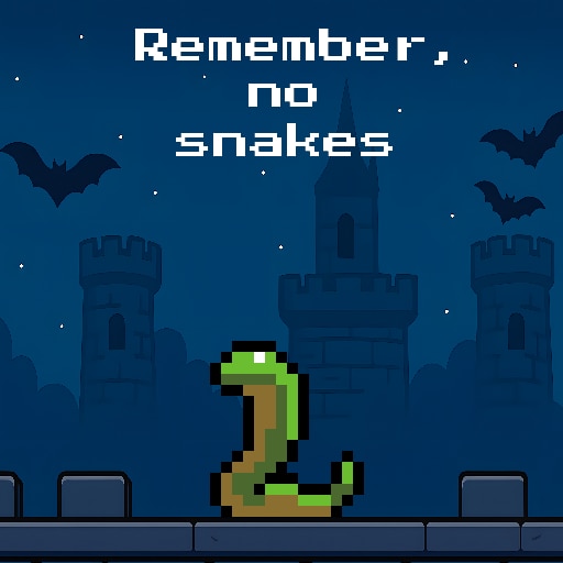 Remember, no snakes