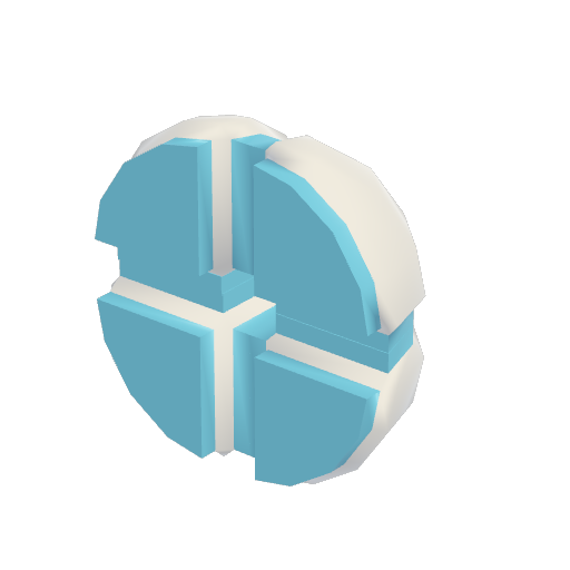 Trofeo 500 sphere halves (plata) de Object Factory