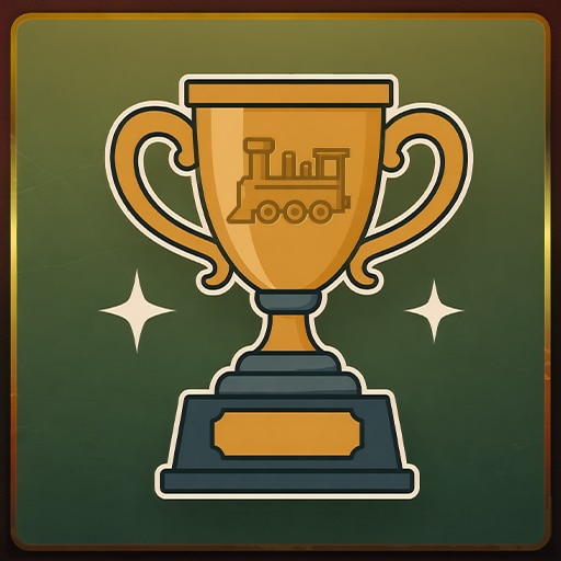 Trofeo Ultimate Yardmaster (platino) de Train Yard Builder