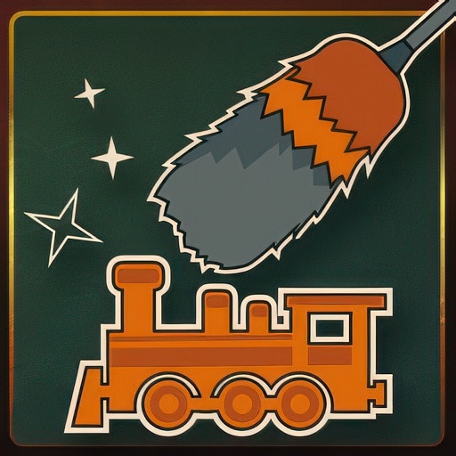 Trofeo Cleaner (oro) de Train Yard Builder