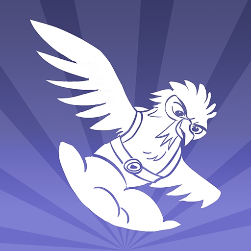 Winged stuntman