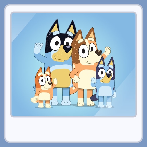 Trofeo ¡Hurra! (oro) de Bluey's Happy Snaps