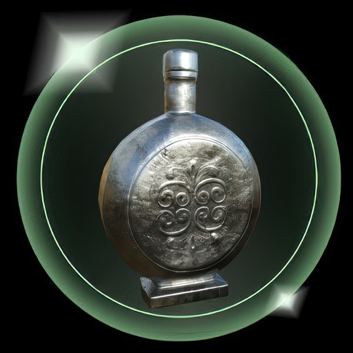 Old metal bottle