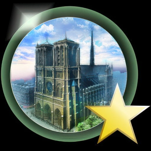 The cathedral burned down