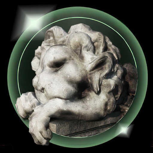 Stone lions