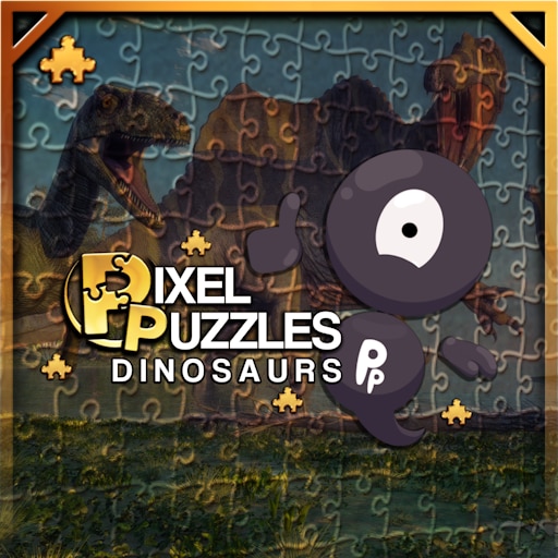 Pixel Puzzles DINOSAUR Jigsaws