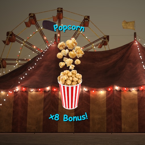 Reached x8 Popcorn Bonus!