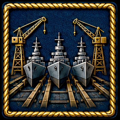 Trofeo Astilleros a pleno rendimiento (oro) de Ultimate Admirals: Dreadnoughts