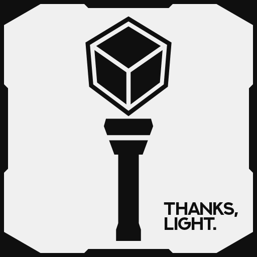Trofeo La luz más brillante (platino) de Thanks, Light.