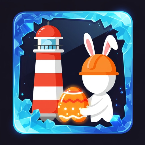 Trofeo Easter Bunny Lighthouse (oro) de Carry The Glass