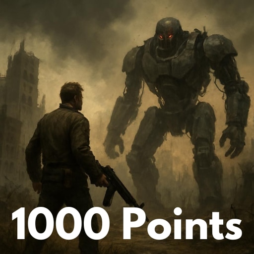 1000 points