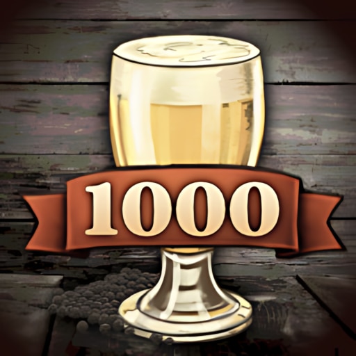 Trofeo 1000 saison bottles (plata) de Beer Manufacture Simulator
