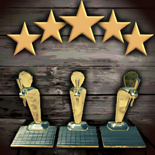 Trofeo 5-star bar rating (oro) de Beer Manufacture Simulator