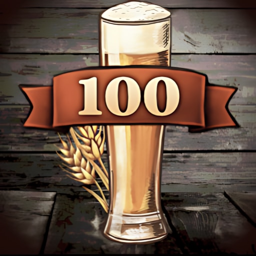 Trofeo 100 hefeweizen bottles (bronce) de Beer Manufacture Simulator