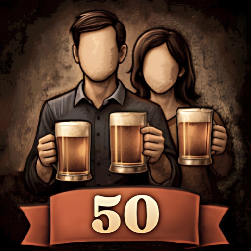 Trofeo 50 customers served (bronce) de Beer Manufacture Simulator