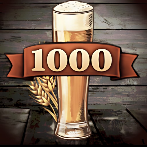 Trofeo 1000 hefeweizen bottles (plata) de Beer Manufacture Simulator