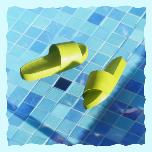 Trofeo Swimming Slippers (plata) de Hozy