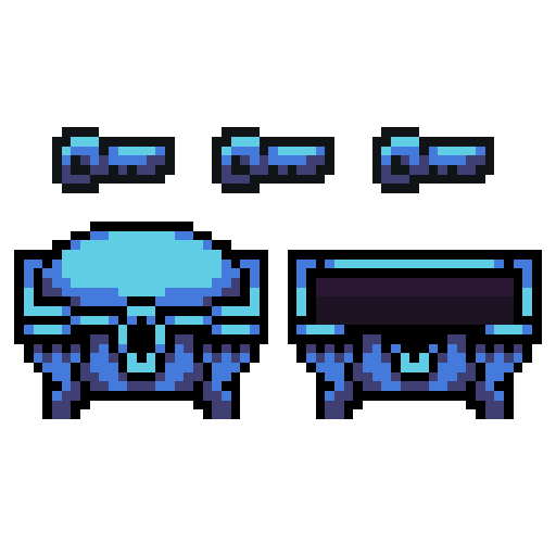 A blue chest?