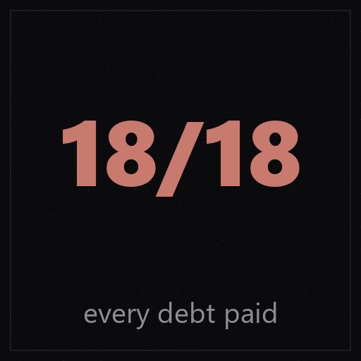 every debt paid
