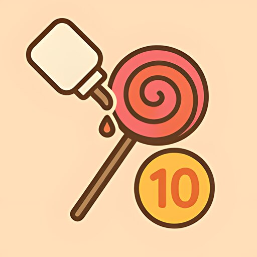 Trofeo Lollipop Master (oro) de Candy Shop Simulator
