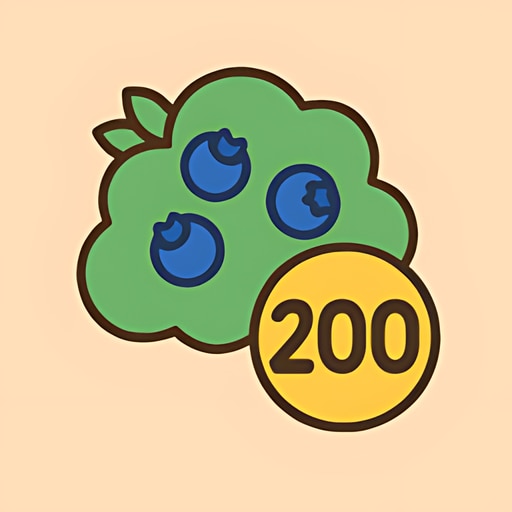 Trofeo Berry Picker (plata) de Candy Shop Simulator