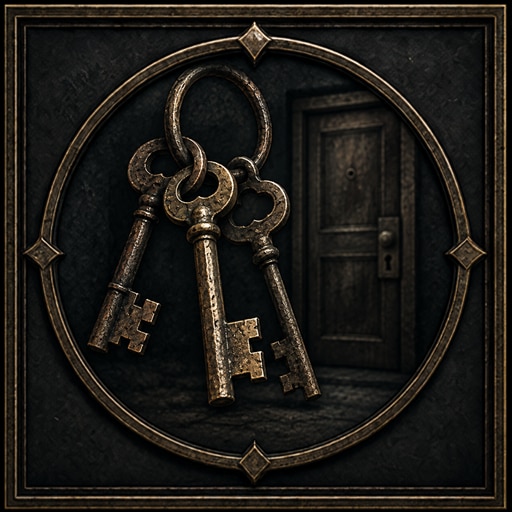 Trofeo Keys to Nowhere (plata) de Rooms