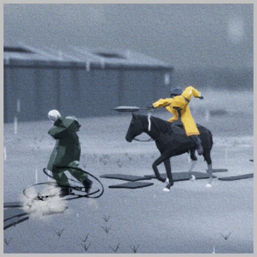 Trofeo Jousting jockey (oro) de Rain Station Z
