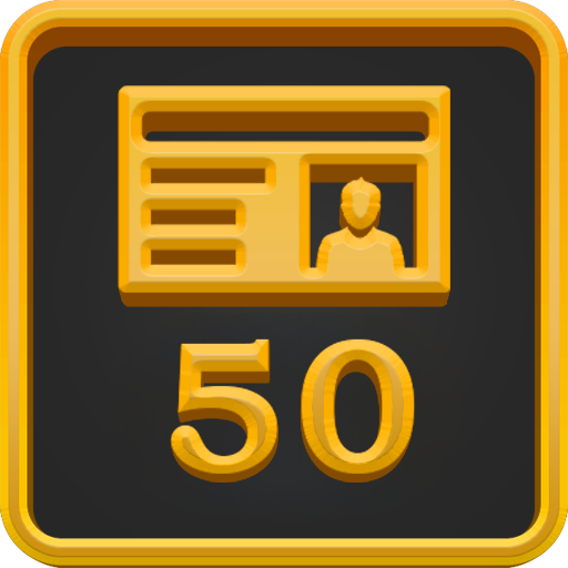 Trofeo Fake ID Hunter (50) (bronce) de BankerSimulator