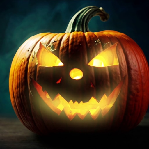 Trofeo Lit Pumpkin (6x6) (plata) de Solid Void - Halloween Nonograms