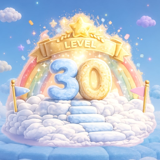 Trofeo Thirty levels and still going. (oro) de Tintle's First Adventures