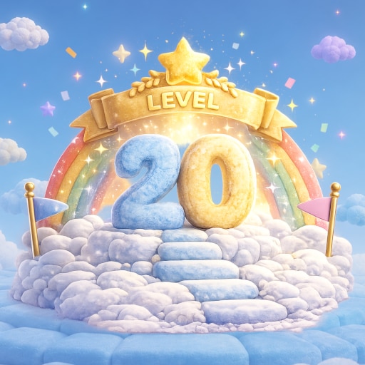 Trofeo Twenty levels through! (plata) de Tintle's First Adventures