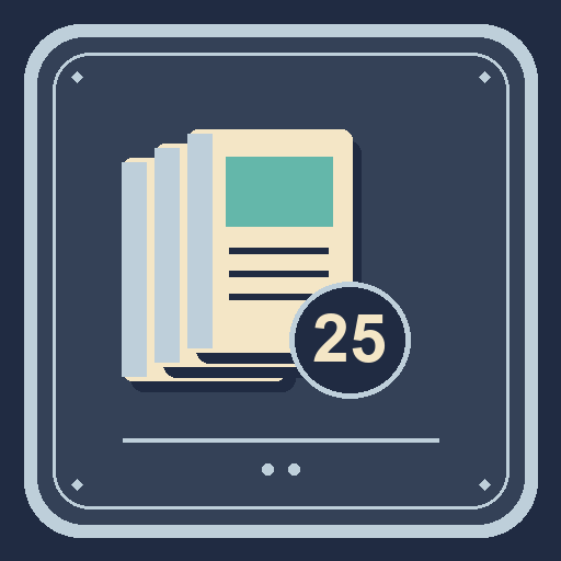 Trofeo A Growing Catalogue (plata) de Manga Studio Tycoon