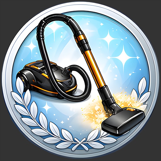 Trofeo VACUUM CLEANER (plata) de House Cleaner Simulator