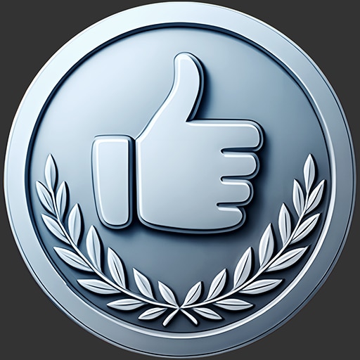 Trofeo GOOD JOB (plata) de House Cleaner Simulator