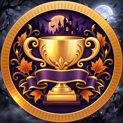 Trofeo No Fear of the Dark (plata) de Pictaku:Halloween