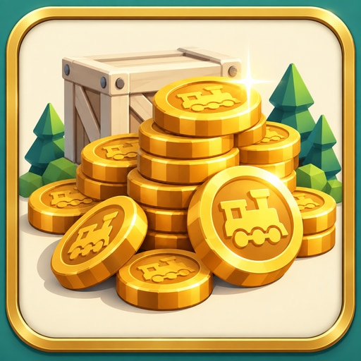 Trofeo Big Earner (oro) de Train Merge Tycoon